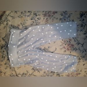 wonder nation 3-6 months gray polka dotted pants
